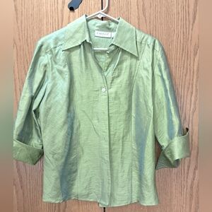 Farinaz Taghavi Light Green Blouse